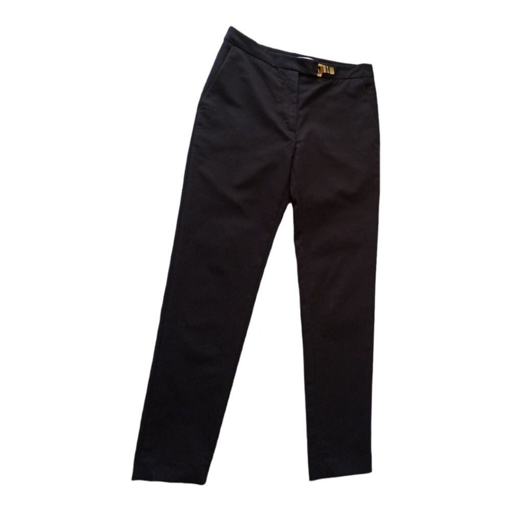 Sandro Paris Women’s Tailored Dress Black  Pants EU 34 US 2 Cotton - Picture 3 of 16